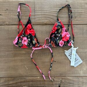 ‘NEVER TOO MUCH’ FRONT TIE TOP